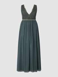 PLUS SIZE Abendkleid aus Tüll und Chiffon von My Mascara Curves Grün - 39