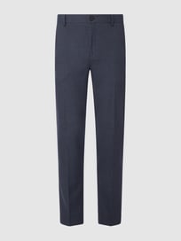Slim Fit Anzughose mit Strukturmuster Modell 'MYLOLOGAN' von Selected Homme Blau / Türkis - 21