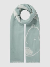 Sjaal met Peanuts™-borduursel  van Codello Blauw / turquoise - 4