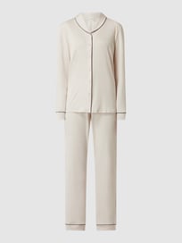 Pyjama aus Lyocell Modell Natural Comfort von Hanro Weiß - 21