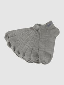 Sneakersokken met labeldetails in een set van 8 paar van SKECHERS Grijs / zwart - 23