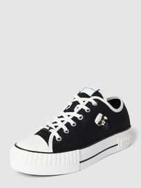 Sneakers met labelpatch, model 'KAMPUS MAX' van Karl Lagerfeld Grijs / zwart - 14