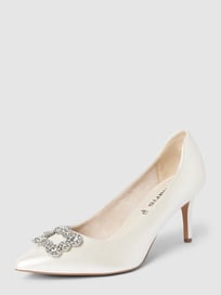 Pumps met sierapplicatie van Tamaris Wit - 45