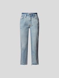 Verkürzte Mid Rise Jeans im Relaxed Fit von Frame Blau / Türkis - 33
