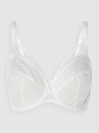 Beugelbeha van gebloemd kant, model 'Sophora' van Prima Donna Wit - 7