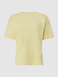 Boxy Fit Sweatshirt mit kurzen Ärmeln von Jake*s Casual Gelb - 5