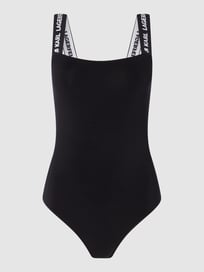 Bustier mit Racerback von Karl Lagerfeld Grau / Schwarz - 26