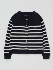Cardigan mit Streifenmuster von Gant Blau / Türkis - 17