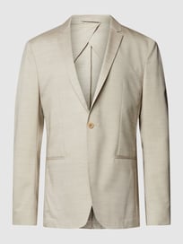 1-knoops colbert met reverskraag van CK Calvin Klein Wit - 5