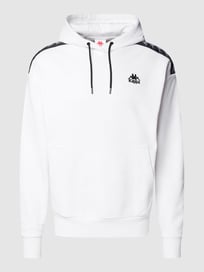 Hoodie met logostitching van Kappa Wit - 27
