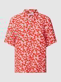 Blouse met gebloemd all-over motief van Jake*s Casual Rood - 7