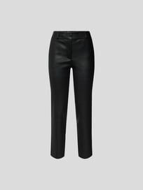Stretchhose aus echtem Leder von Arma Grau / Schwarz - 40