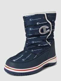 Boots met all-over logo, model 'FLAKEY' van CHAMPION Blauw / turquoise - 17