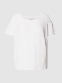 T-Shirt in Strick-Optik Modell 'BESS' von Cinque Weiß - 12