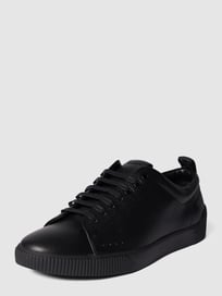 Sneakers van leer met labeldetail van HUGO Grijs / zwart - 34