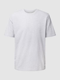 T-Shirt mit Label-Print von Marc O'Polo Grau / Schwarz - 26
