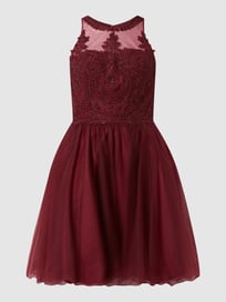 Cocktailkleid mit Ziersteinen  von Laona Rot - 21