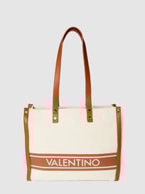 Shopper met labelprint van VALENTINO BAGS Bruin - 19