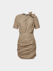 Kariertes Minikleid von Isabel Marant Étoile Grün - 1