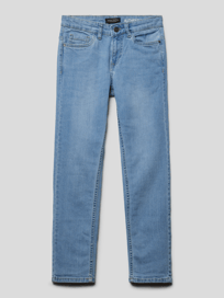 Jeans mit Label-Details von Marc O'Polo Blau / Türkis - 39