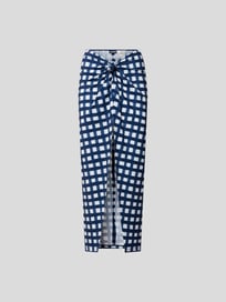 Wickelrock in Midilänge von Jacquemus Blau / Türkis - 33