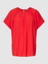 Blouse met plooien van Seidensticker Rood - 37