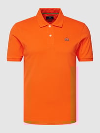 Poloshirt met logostitching van La Martina Oranje - 20