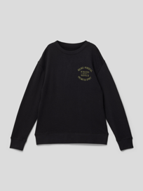 Sweatshirt mit Statement-Detail von Mango Grau / Schwarz - 13