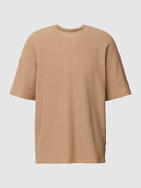 T-Shirt in Strick-Optik Modell 'BERKELEY' von Only & Sons Weiß - 5