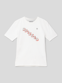 T-Shirt mit Label-Print von Raizzed Weiß - 7