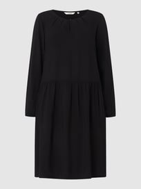 Knielange PLUS SIZE jurk van viscose van Tom Tailor Plus Grijs / zwart - 20