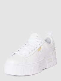 Sneakers met labeldetails, model 'Mayze' van Puma Wit - 21