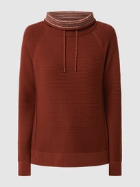 Pullover mit Tube Collar von edc By Esprit Rot - 27