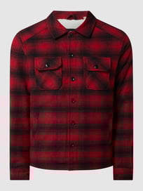 Hemdjacke mit Teddyfutter Modell 'Timber' von Schott NYC Rot - 10