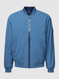 Bomberjack met steekzakken, model 'PROTECT' van Tommy Hilfiger Blauw / turquoise - 47