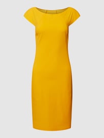 Knielanges Etuikleid mit Kappärmeln Modell 'ABITO' von Patrizia Pepe Orange - 45