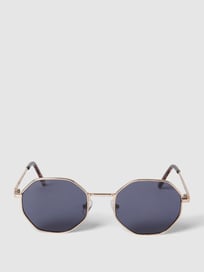 Sonnenbrille mit eckigen Gläsern Modell 'Toronto' von URBAN CLASSICS Gelb - 40