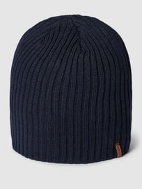 Beanie mit Label-Detail Modell 'WILBERT' von Barts Blau / Türkis - 47