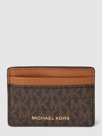 Kartenetui mit Allover-Logo von MICHAEL Michael Kors Braun - 11