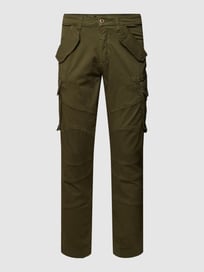 Cargobroek met labeldetails, model 'COMBAT' van Alpha Industries Groen - 9