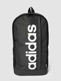 Rucksack mit Label-Print von adidas Originals Grau / Schwarz - 11