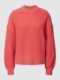Strickpullover mit Rundhalsausschnitt von edc By Esprit Rot - 15