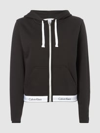 Sweatjacke mit elastischem Saum von Calvin Klein Underwear Grau / Schwarz - 13
