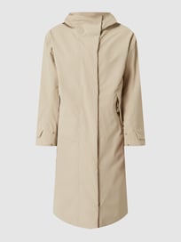 Lange jas met capuchon, model 'Jane' - waterdicht van Helly Hansen Wit - 17