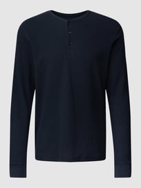 Shirt met lange mouwen en structuurmotief van Esprit Blauw / turquoise - 43