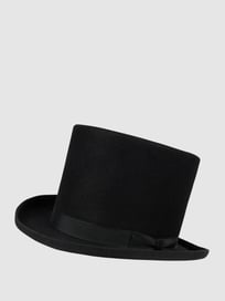 Fedora aus Wollfilz  von Wegener Grau / Schwarz - 43