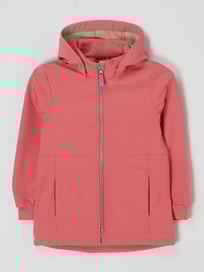 Softshell-Jacke mit abnehmbarer Kapuze Modell 'Falfa' - wasserdicht von Name It Rosa - 10