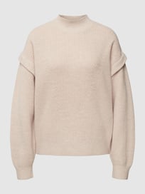Gebreide pullover met dubbele-laagjeslook van comma Casual Identity Wit - 14