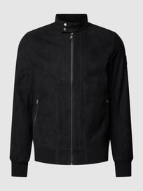 Blouson mit Stehkragen von Tom Tailor Grau / Schwarz - 41