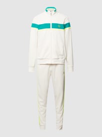 Trainingsanzug mit Kontraststreifen Modell 'DAMARINDO' von SERGIO TACCHINI Weiß - 1